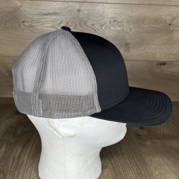 Fortline Waterworks Trucker Hat Black Gray Cap Pacific Snapback - Picture 5 of 10